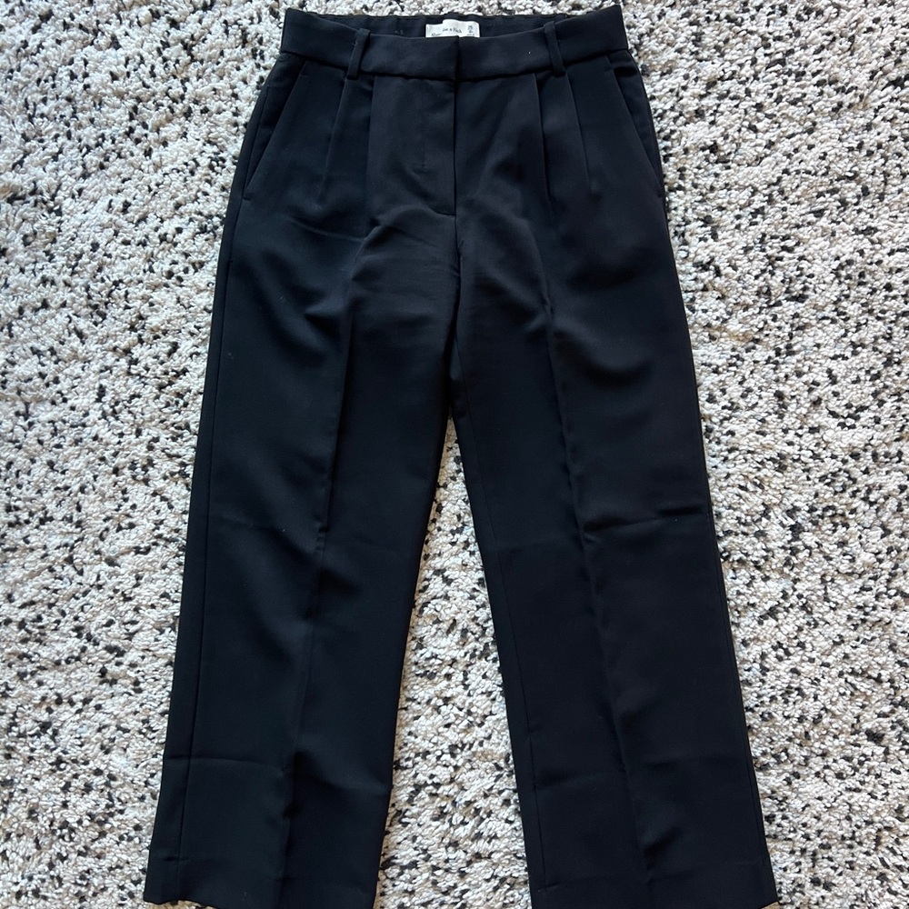 A&F Sloane Tailored Wide Leg Pants